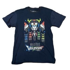 Dreamworks Voltron Legendary Defender Lootwear Exclusive Navy Tee Men’s Size S